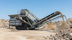 מערכת סינון וניפוי ניידת זחל